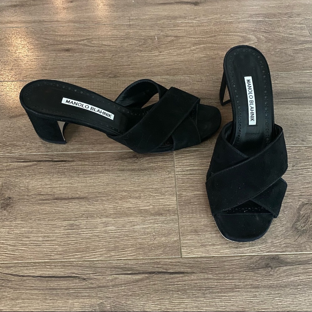 Manolo Blahnik heeled sandals / mules
